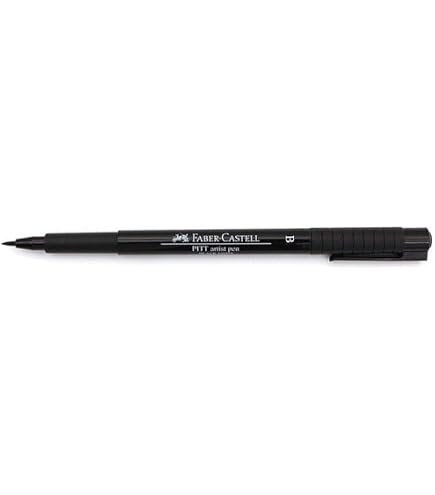 Amazon.com: Faber-Castell Pitt Artist Brush Pen, White India Ink